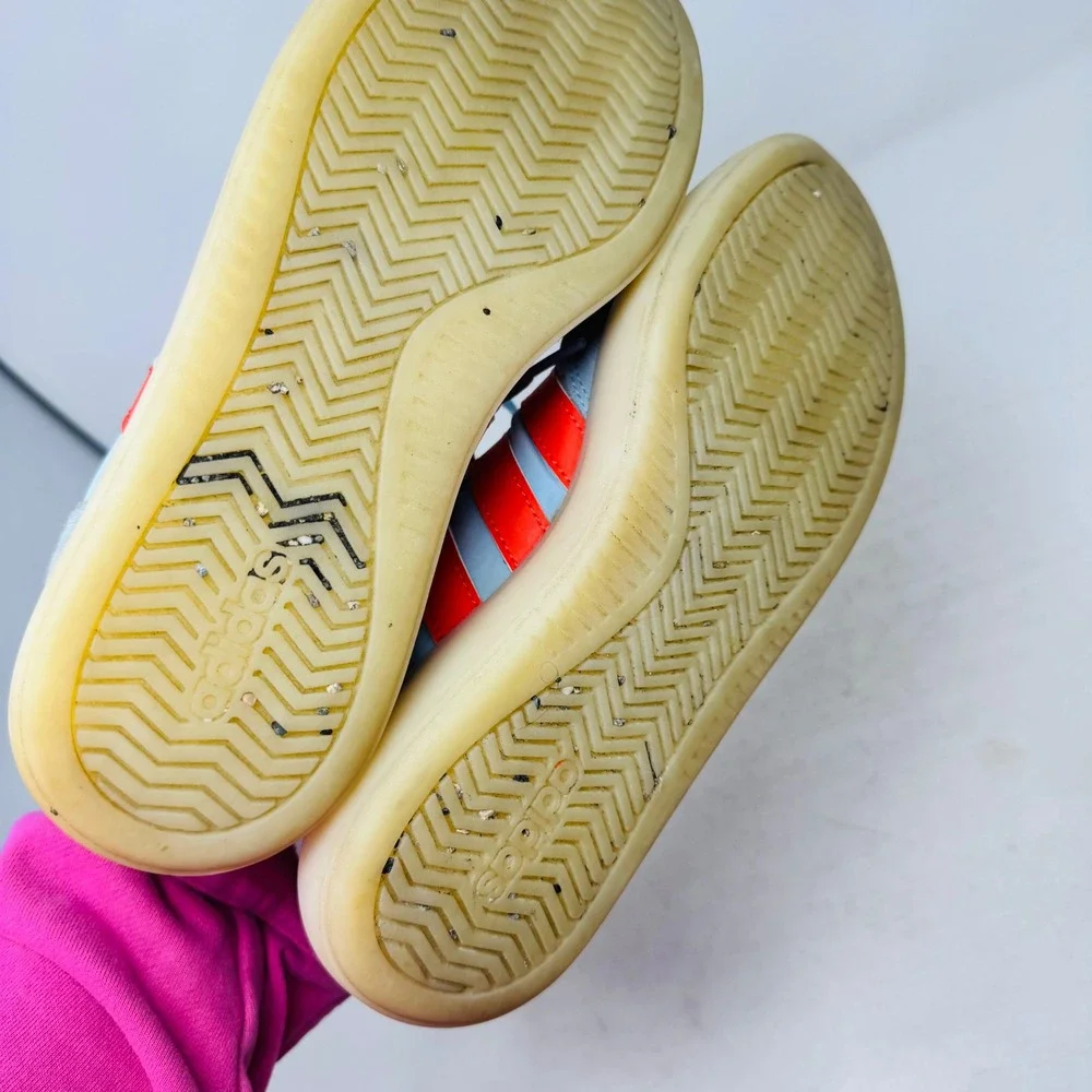 Adidas Gazelle Indoor Sneakers‎ Blue Red 7.5 Retro Sporty Athleisure Coastal